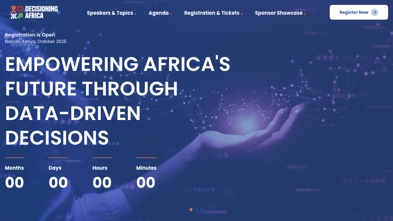 Decisioning Africa project screenshot